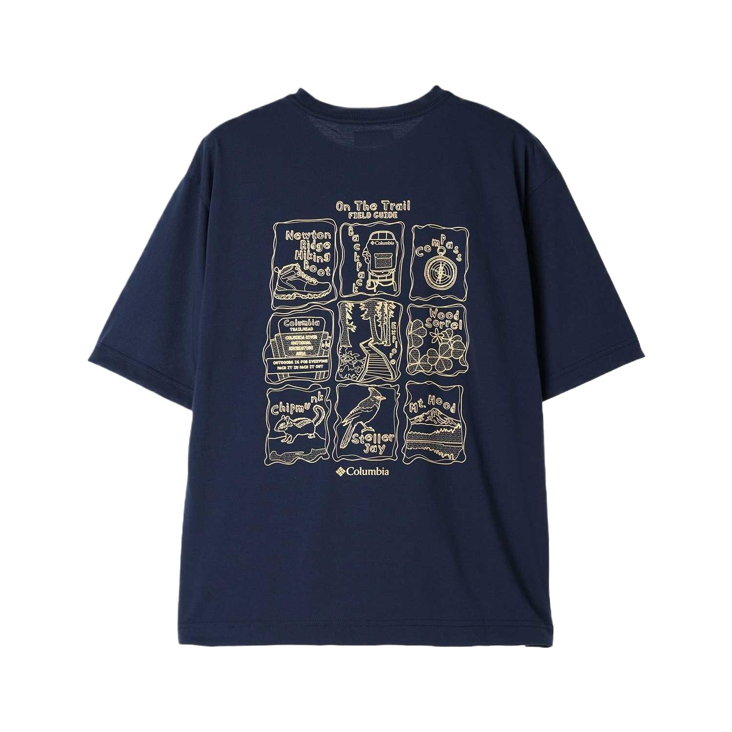 

Columbia Футболка Cedar Trail Buck мужская marine blue 464, Синий, Columbia Футболка Cedar Trail Buck мужская marine blue 464