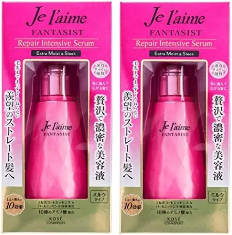 Сыворотка для волос восстанавливающая Kose Je l'aime Fantasist Repair Intensive Serum Straight 125 мл, набор 2 шт