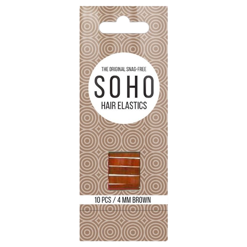 

Резинка для волос snag-free haargummis Soho, braun, количество 10 шт.