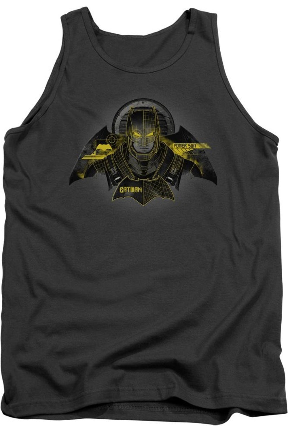 

Бэтмен против Супермена Batman Tech взрослая майка Gildan, цвет charcoal