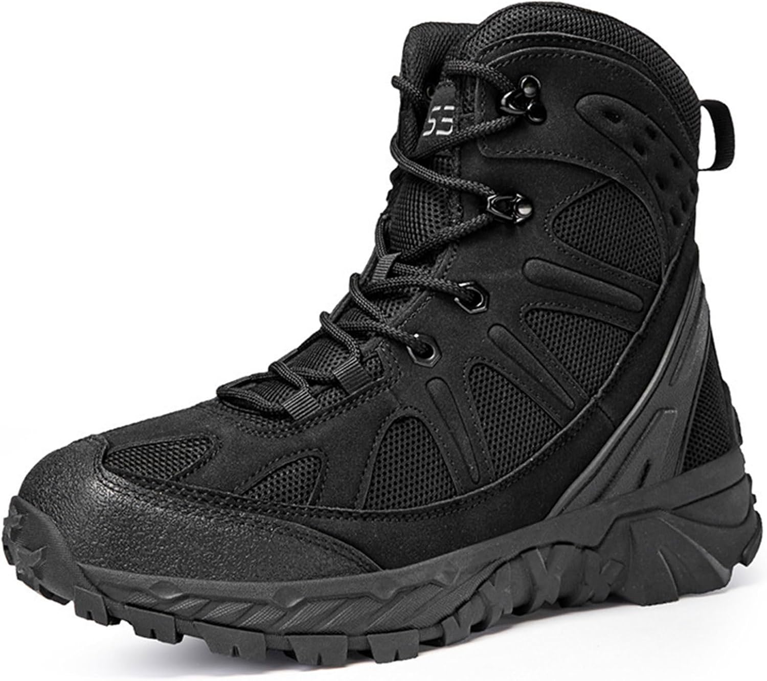 

Мужские военные тактические ботинки Zivopah, легкие повседневные, для прогулок на открытом воздухе, мотоциклетные боевые ботинки, черный