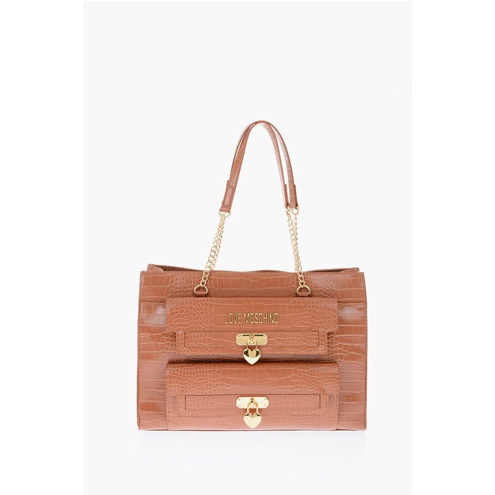

Сумка через плечо из коричневого полиуретана Moschino, Brown