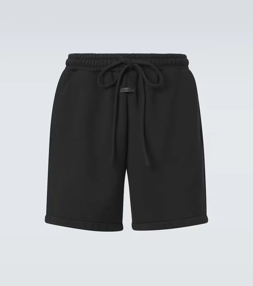 Хлопковые шорты Fear of God, черный