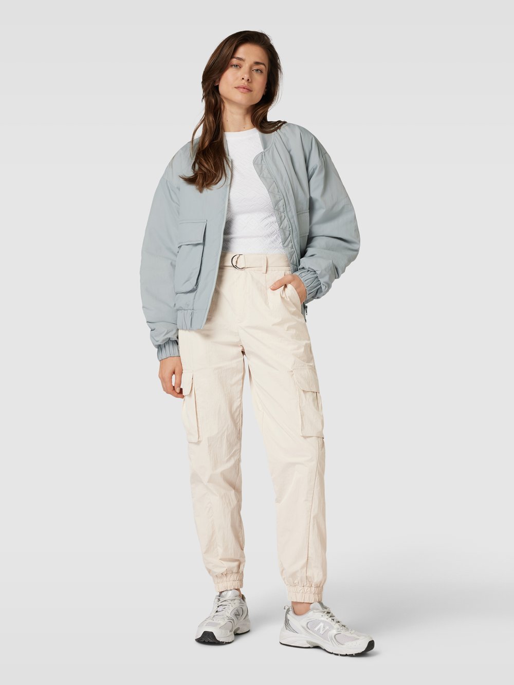 

Брюки прямого кроя с карманами-карго, модель «KORI» Guess, песочный