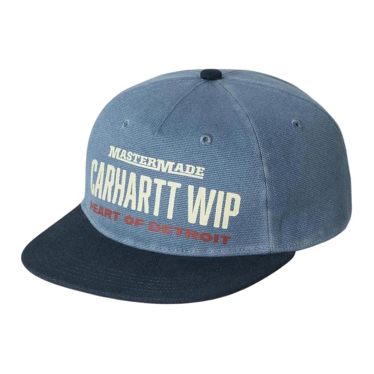 

Arcan хлопковая кепка с плоским козырьком Carhartt WIP, denim синий