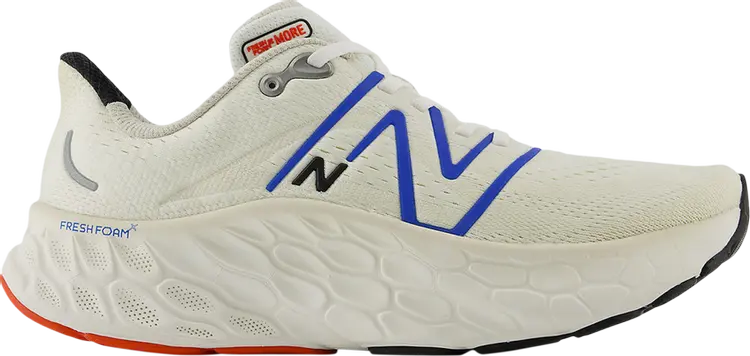 

Кроссовки Fresh Foam X More v4 'Sea Salt Blue Oasis', белый