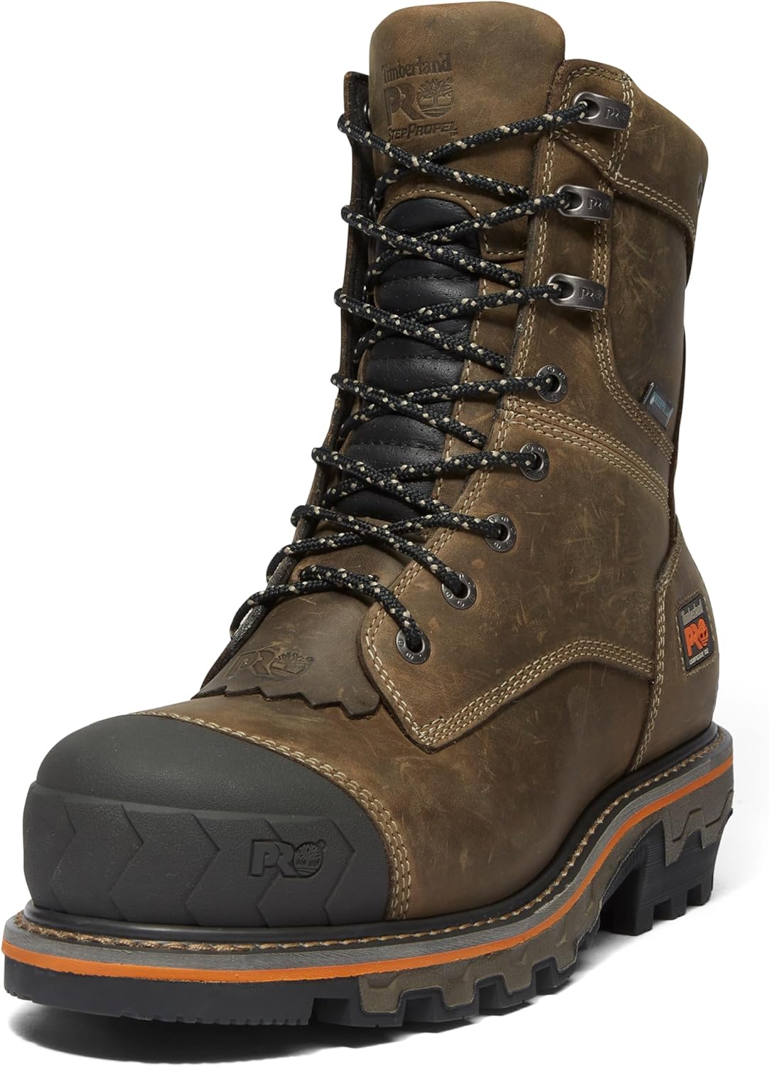 

Timberland PRO мужские промышленные рабочие ботинки Boondock Hd Logger 8 дюймов с композитным защитным носком и водонепроницаемостью, Turkish Coffee