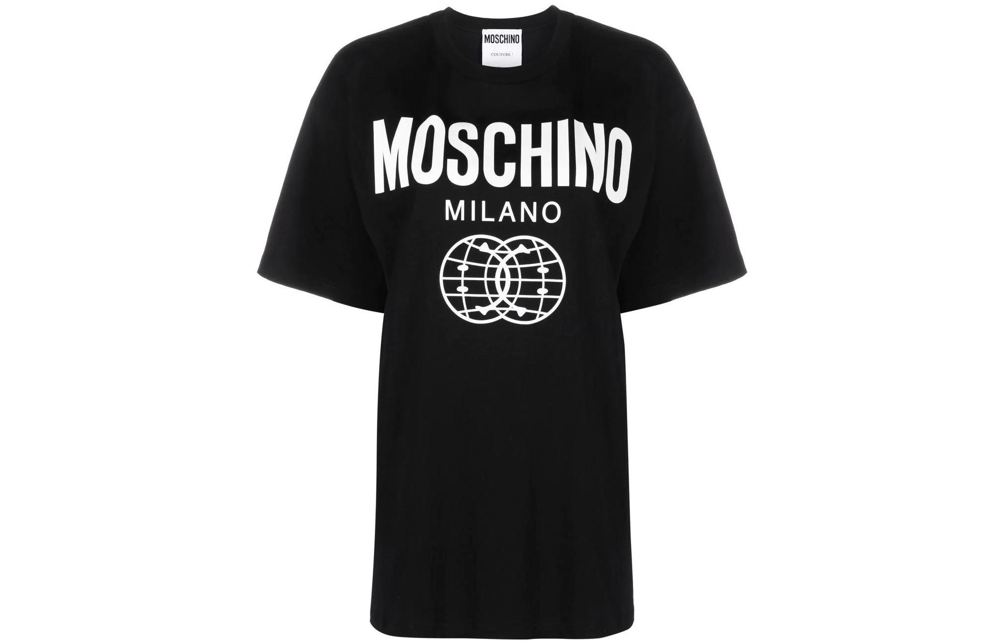 

MOSCHINO Футболка женская черная