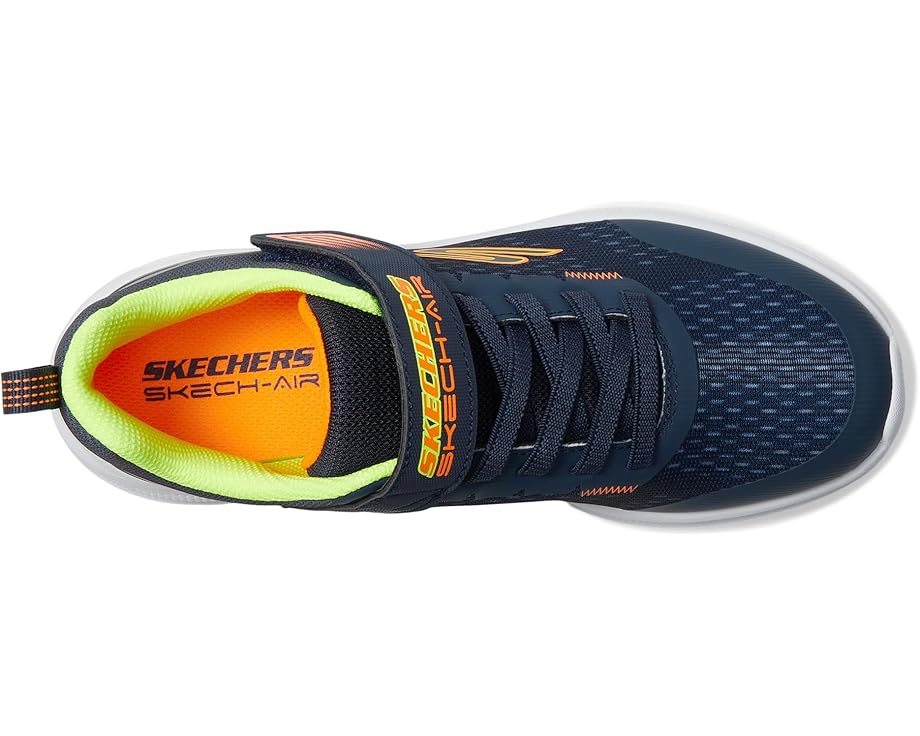 Детские кроссовки SKECHERS KIDS Microspec Max Advance-Squad-P 404105L (Little Kid/Big Kid), Navy/Charcoal — фото 2