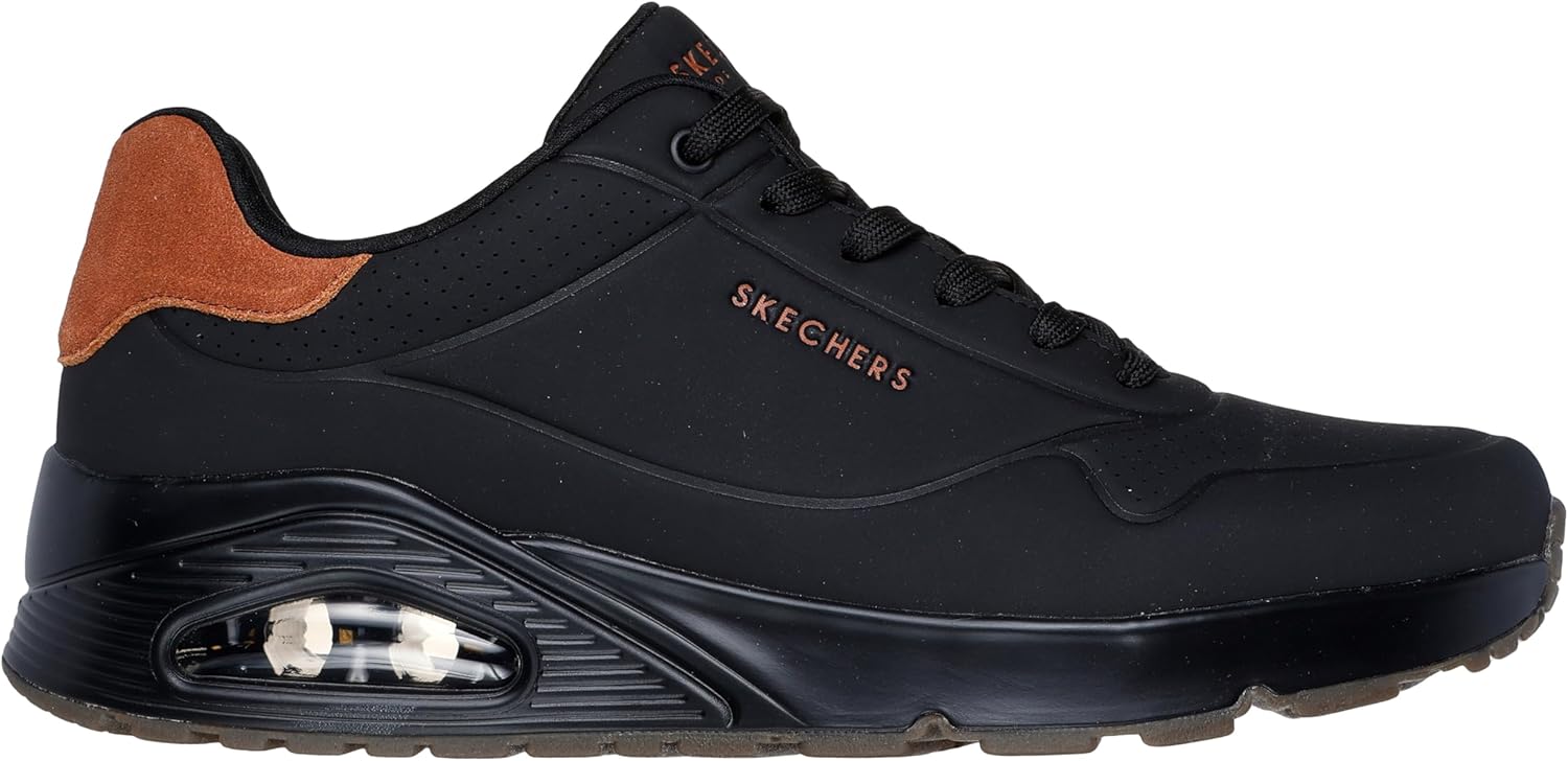 Мужские кроссовки Skechers Uno-Suited On Air, черный — фото 4