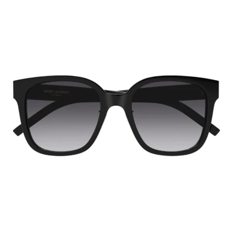 SAINT LAURENT Квадратные солнцезащитные очки женские черные, Black — фото 4