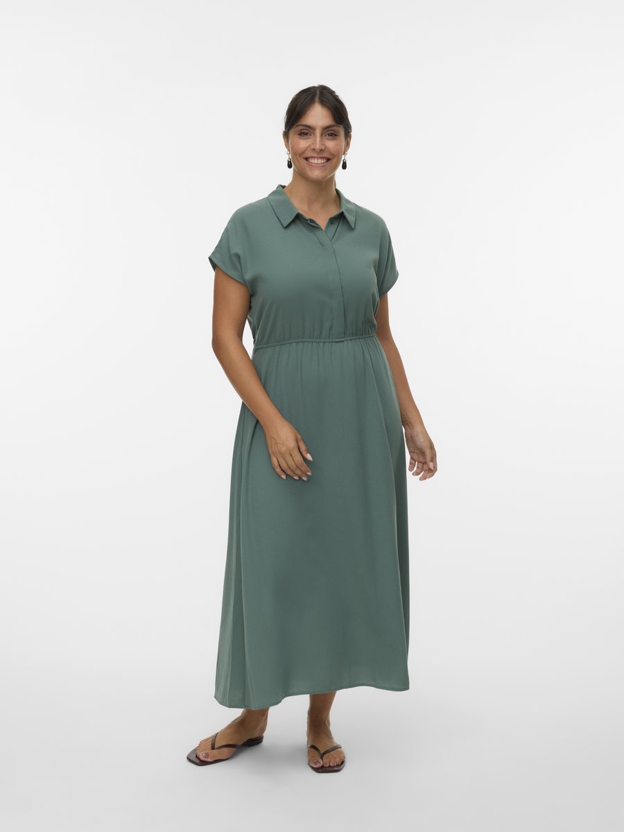 

Платье Vero Moda Curve VMNEWHALLIE LONG DRESS, Laurel Wreath/Green