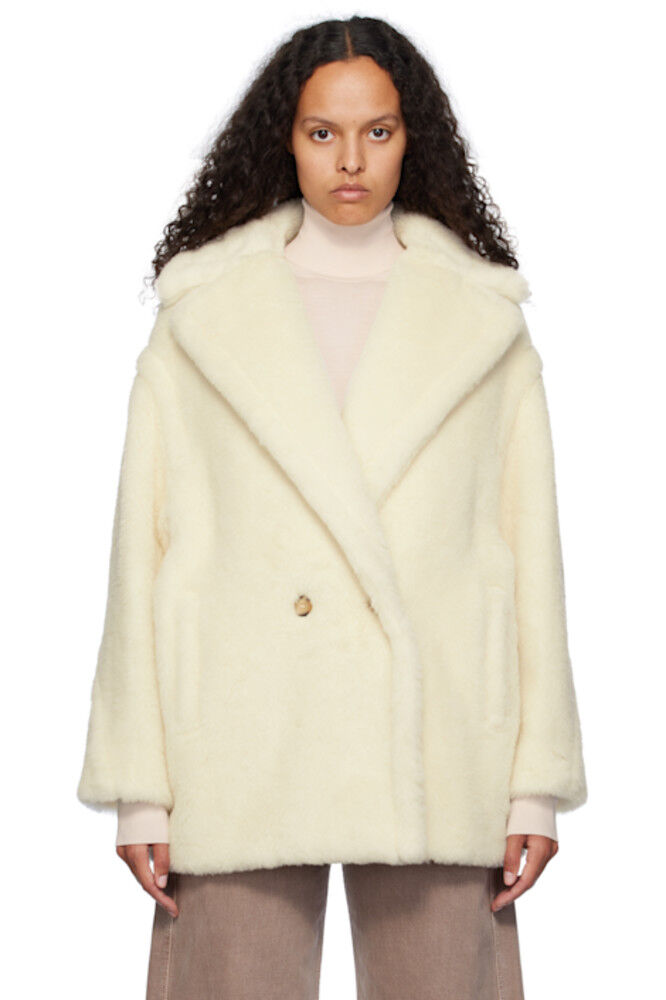 

Белое пальто Ольга Max Mara