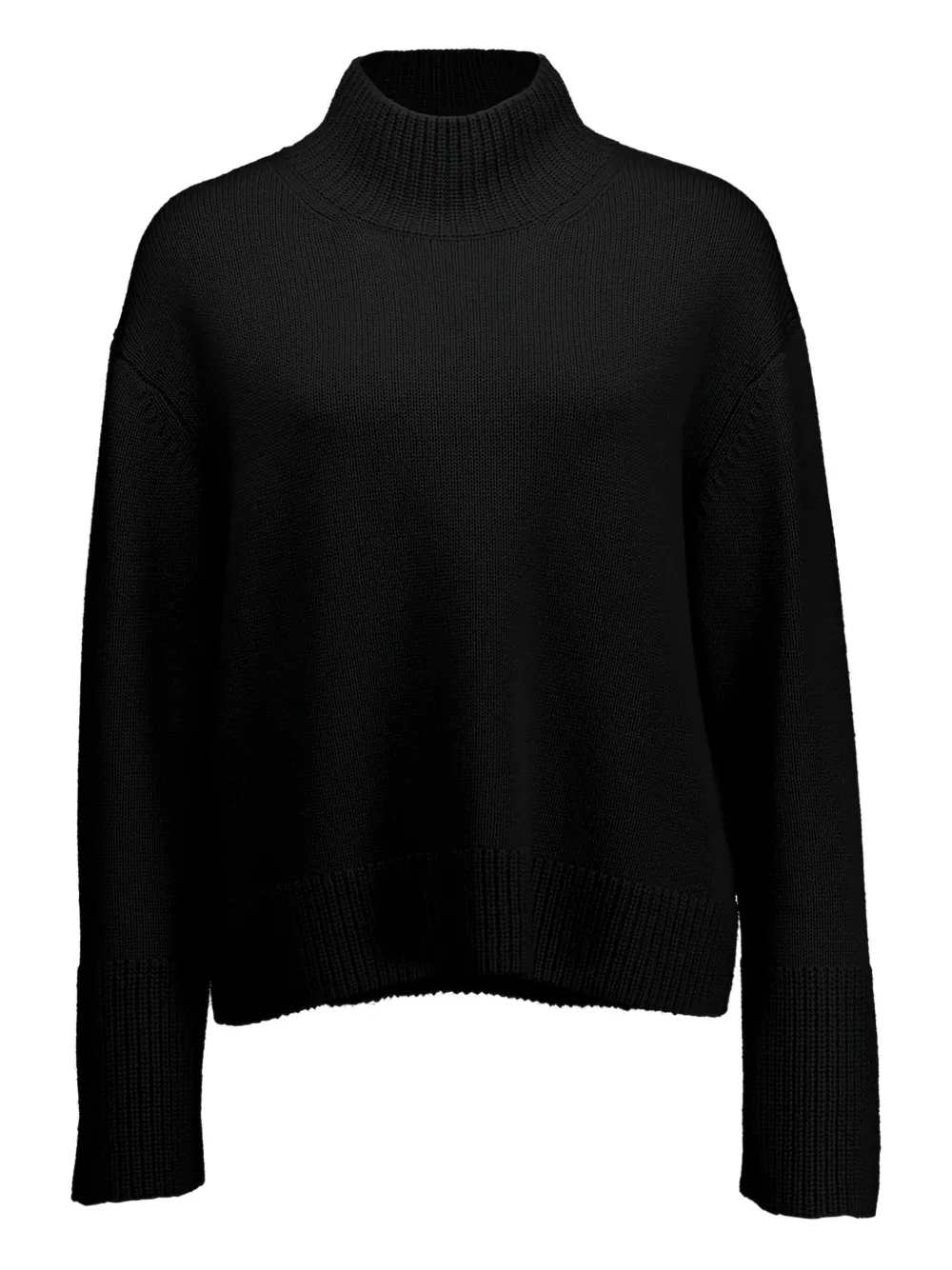 

Свитер с высоким воротником ALLUDE, черный