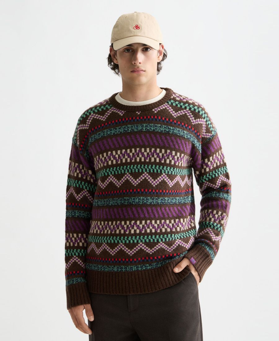 

Мужской свитер с длинными рукавами и приспущенными плечами SCOTCH & SODA, Demitasse