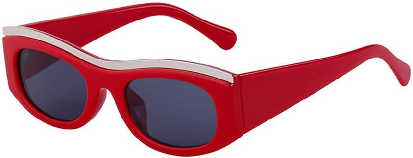 

Роскошные солнцезащитные очки «кошачий глаз» для мужчин и женщин, модные маленькие солнцезащитные очки, винтажные очки для вождения, защита от ультрафиолета UV400 HVTVTLA, Red