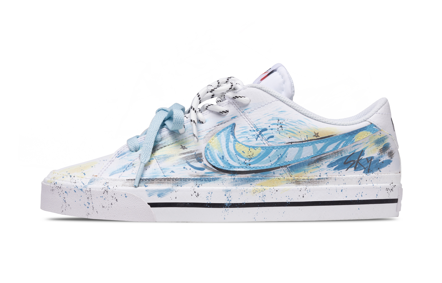 

Nike Кроссовки для скейтбординга Court Legacy Low Top мужские Blue White
