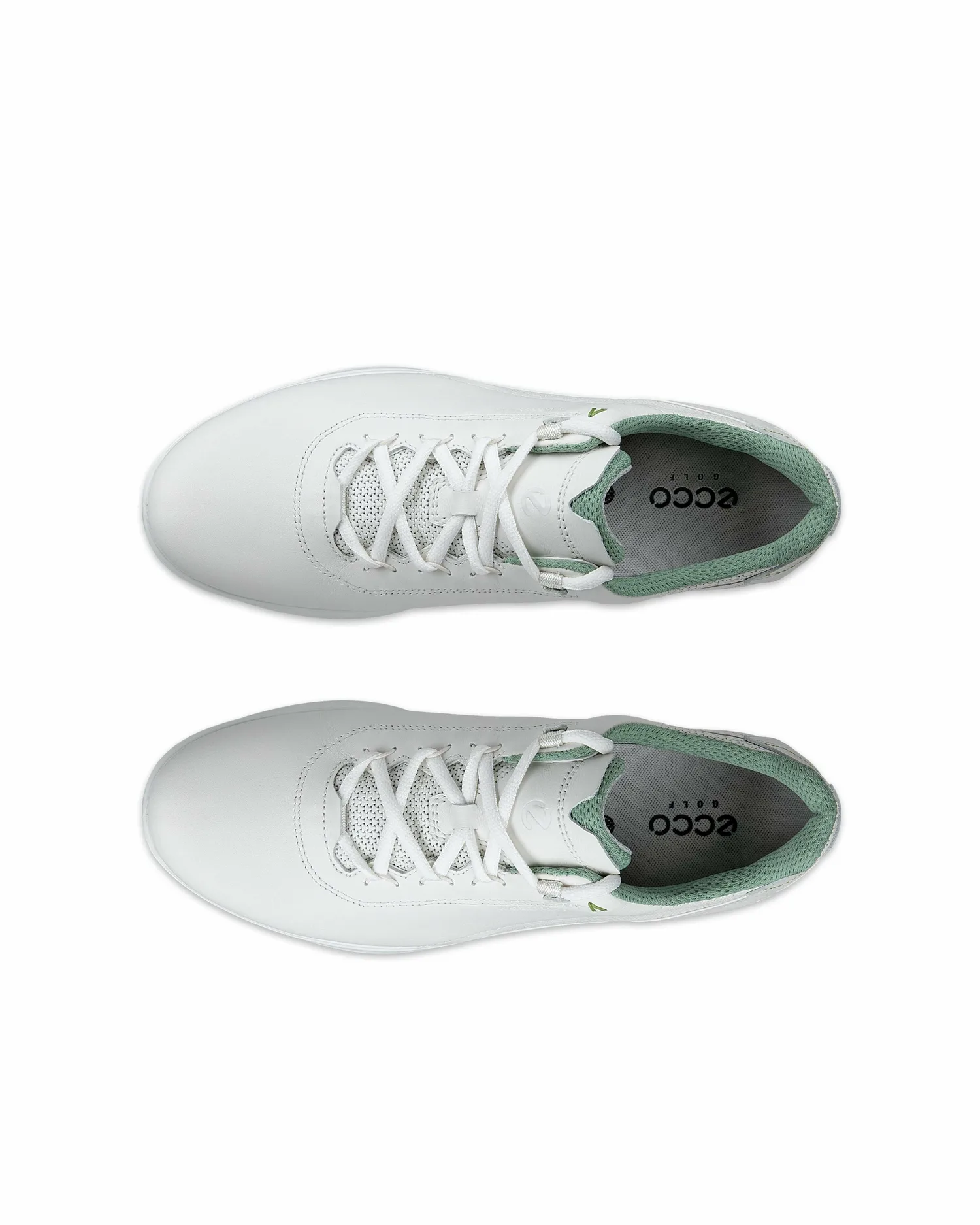 Мужские водонепроницаемые туфли для гольфа ECCO Golf S-Casual из натуральной кожи, WHITE — фото 4