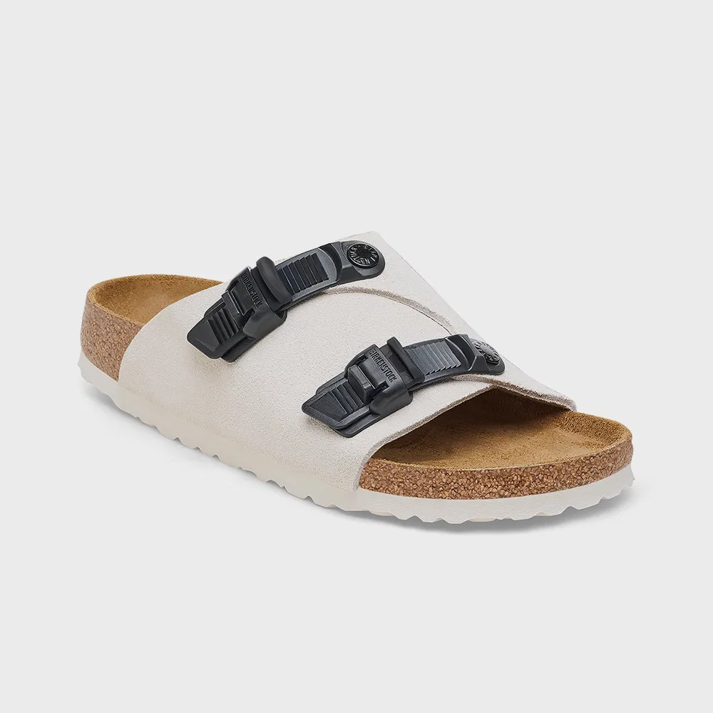 Мужские сабо Zurich Tech Suede Leather Regular антично-белые от Birkenstock