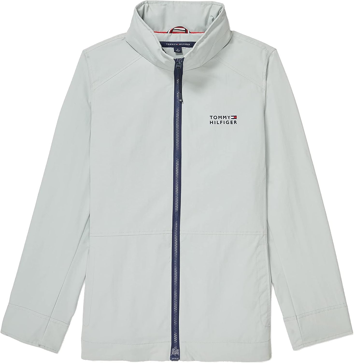 Женская адаптивная однотонная яхтенная куртка Tommy Hilfiger со складным капюшоном и магнитной застежкой, Glassy Lake