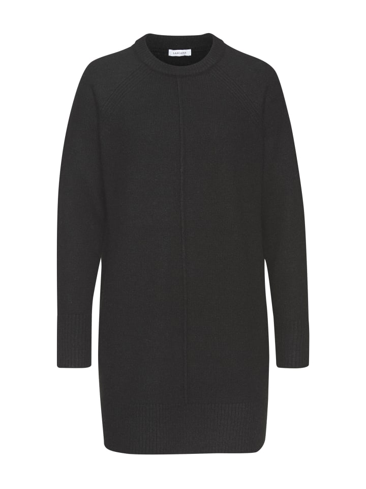 

LASCANA Длинный свитер черного цвета