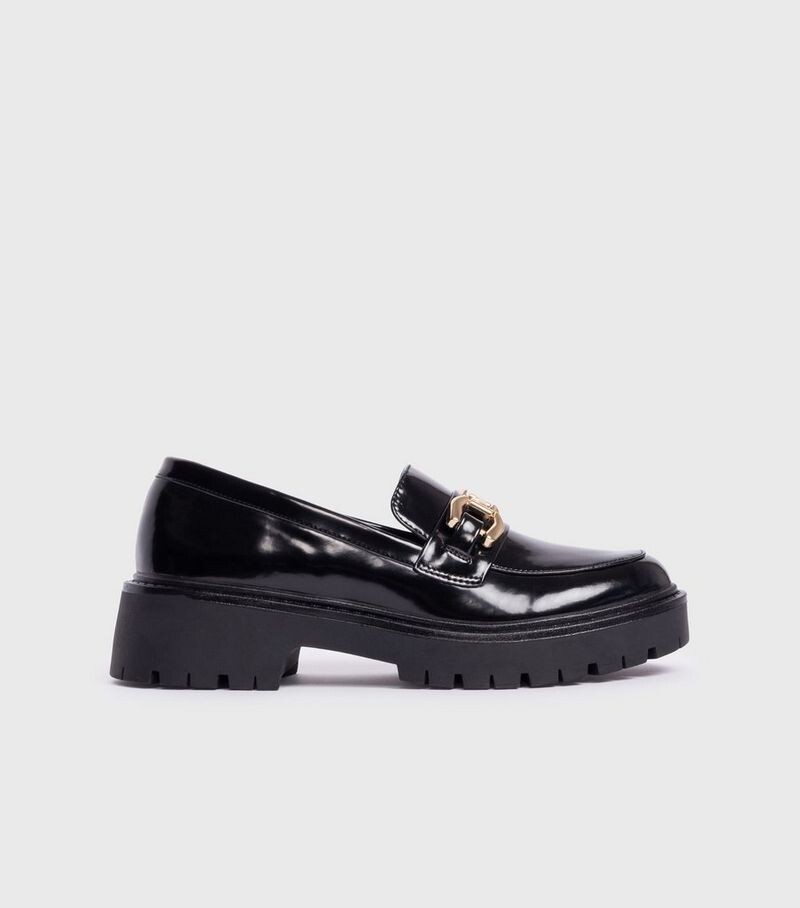 

Черные лакированные лоферы London Rebel London Rebel, черный