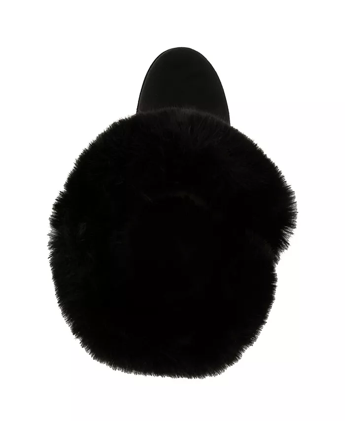 Женские уютные зимние ботильоны King Cozy Juicy Couture, черный — фото 4