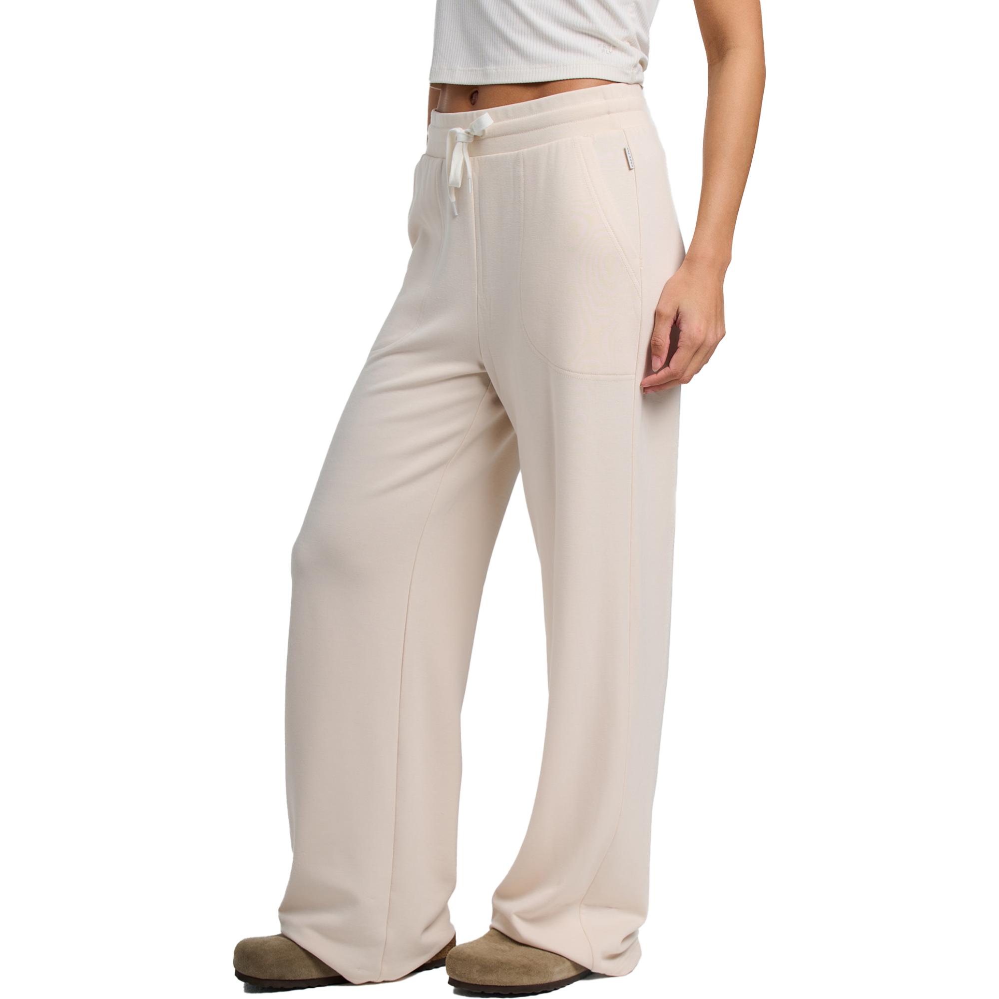 

Женские легкие флисовые брюки из бамбука с широкими штанинами Free Fly, Stone