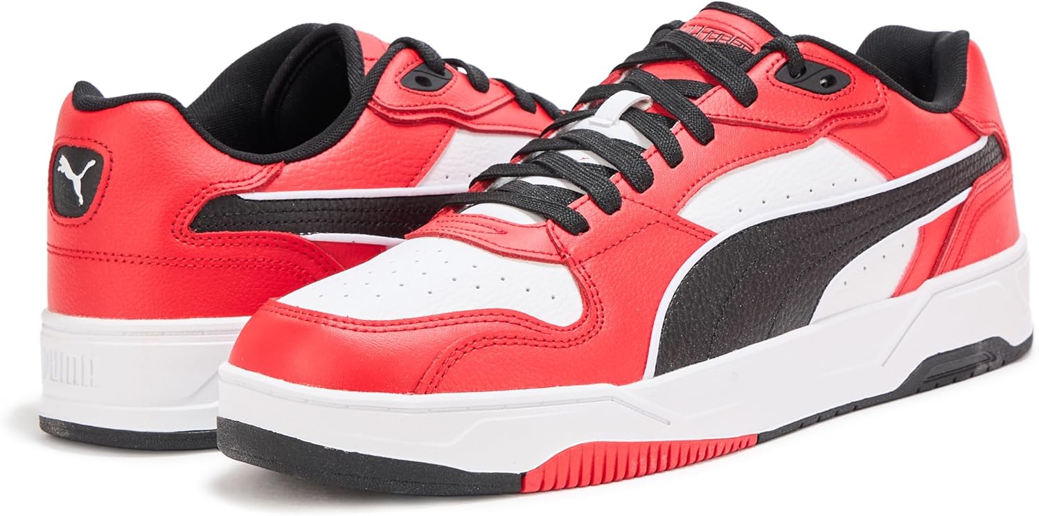 Мужские кроссовки Puma Rbd Break Low, белый/черный/красный — фото 3