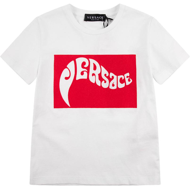 

VERSACE Футболка SS24 белая детская