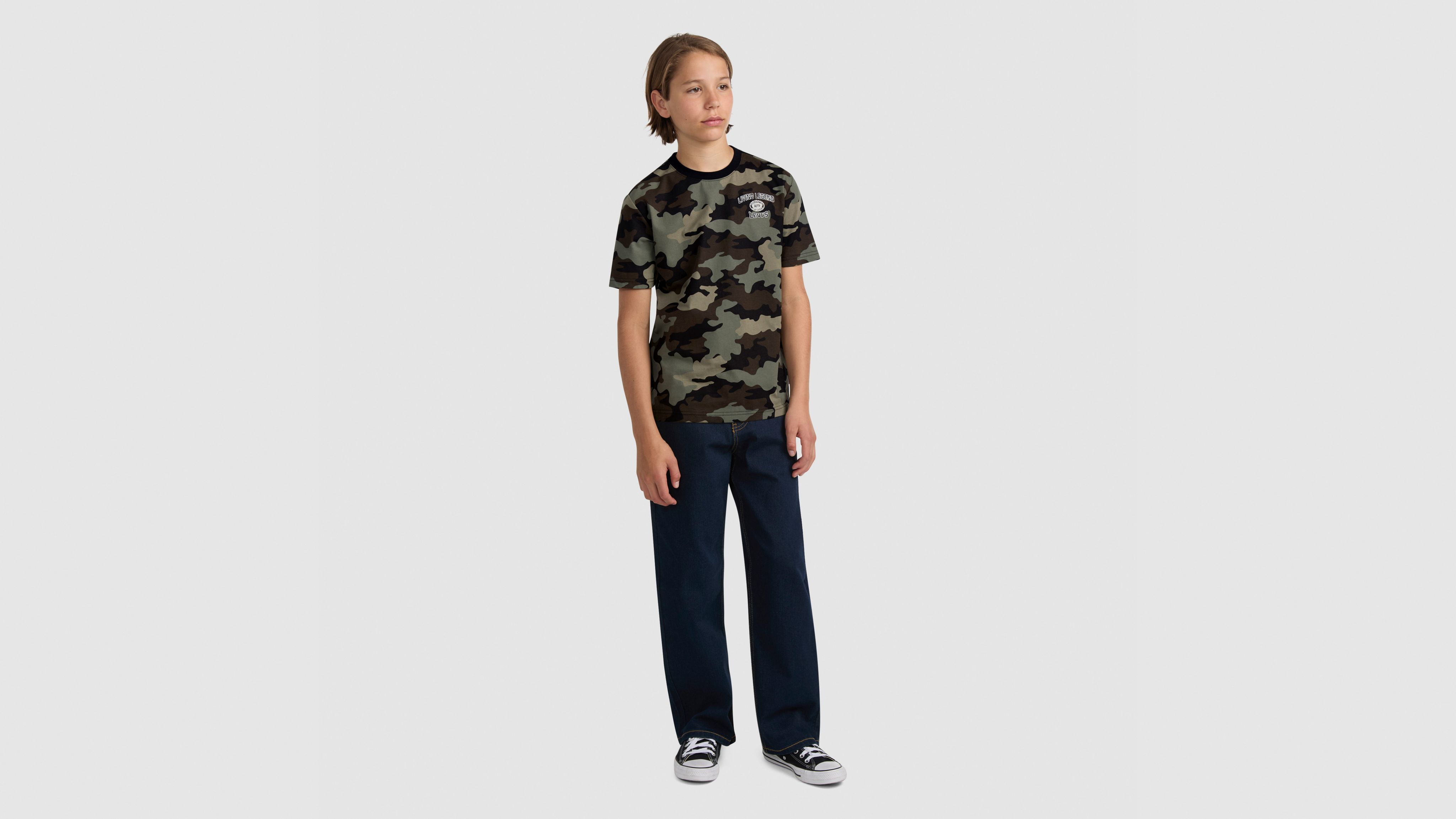 

Футболка с камуфляжным покрытием Big Boys S-xl Levi's, Cypress Camo - Green