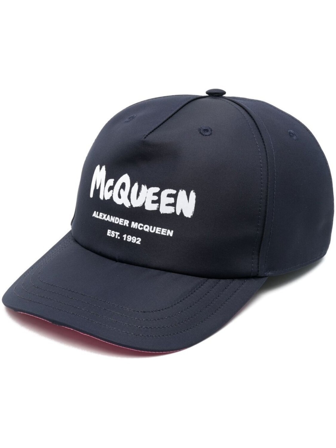 

Бейсболка с логотипом Alexander McQueen, синий