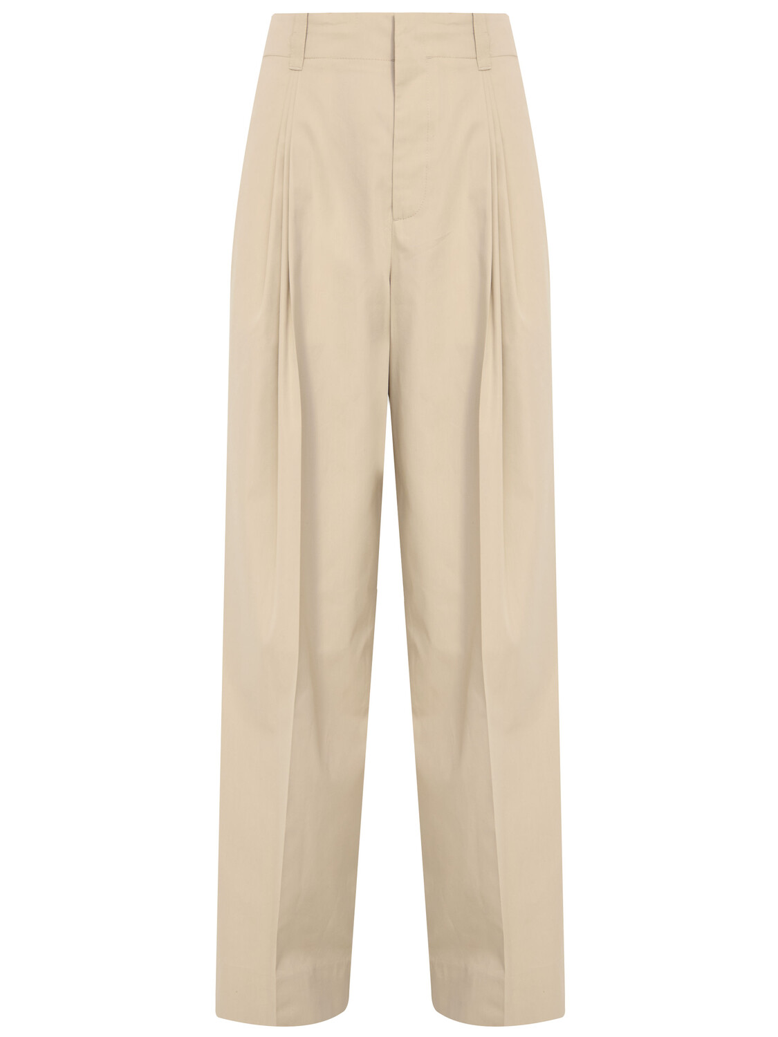 

Брюки Bottega Veneta Pleated, бежевый