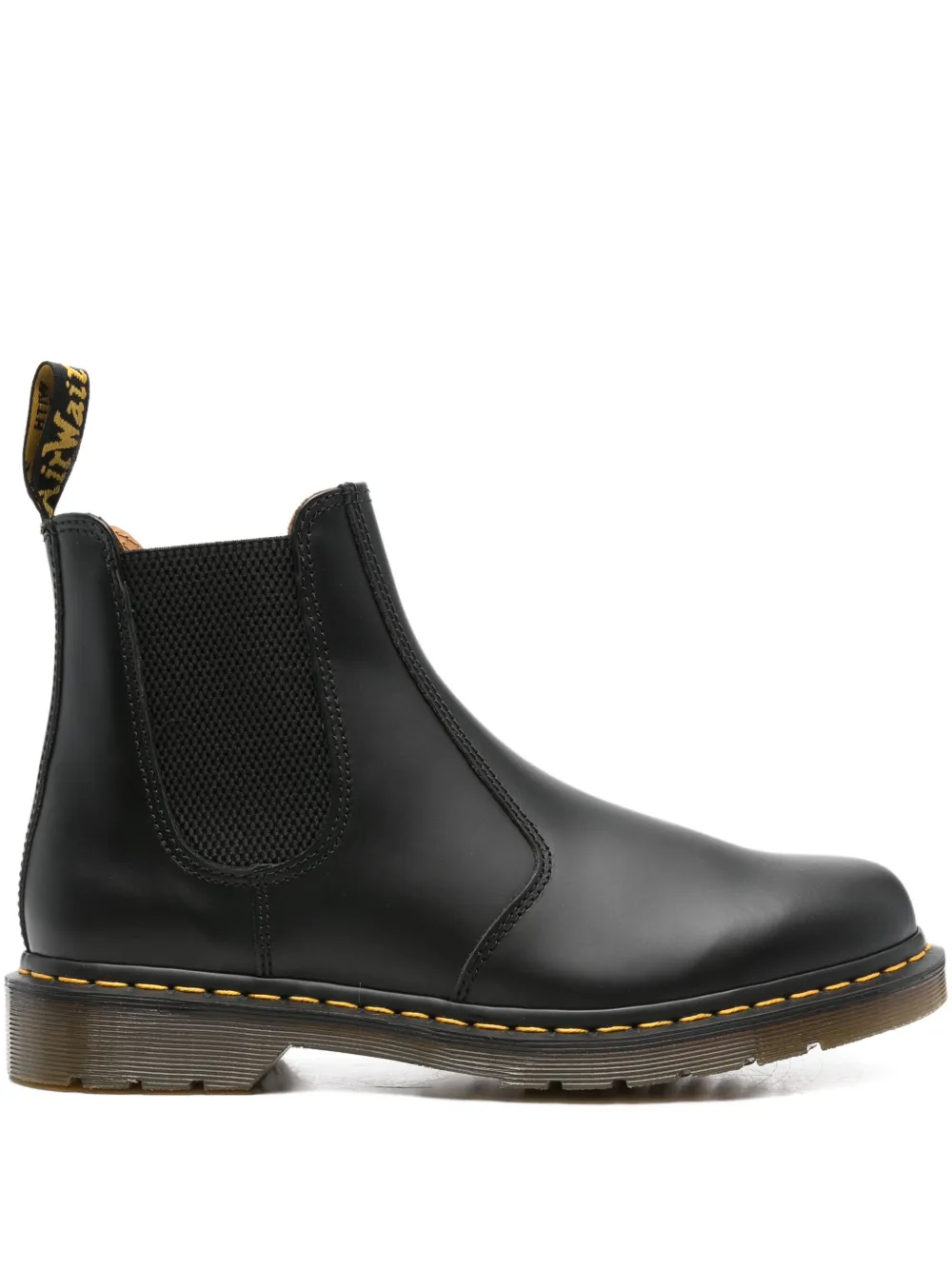 

Кожаные ботинки с эластичными боковыми вставками Dr. Martens, черный