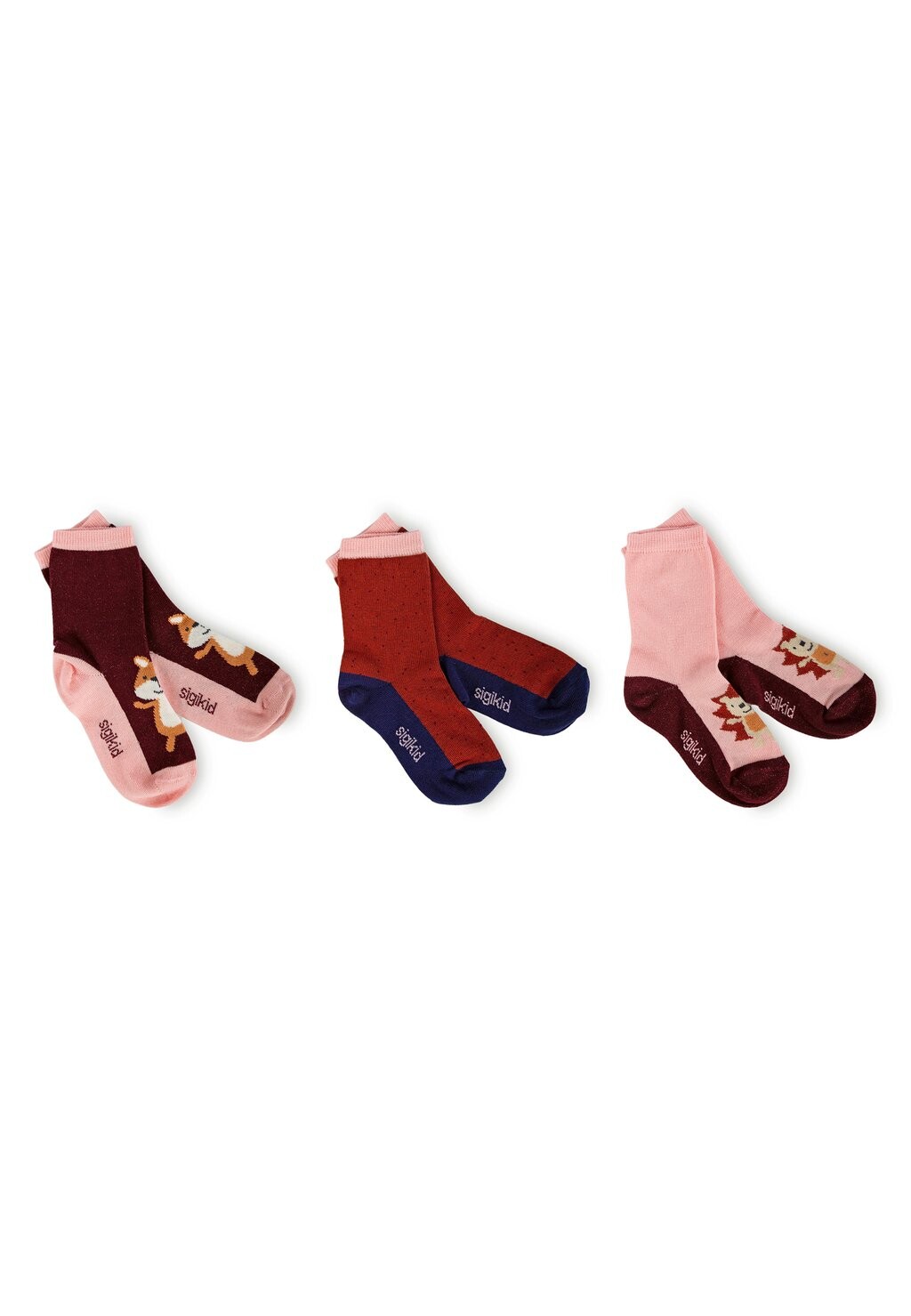 

Носки 3 PACK AUTUMN-FOREST sigikid, цвет rot rosa