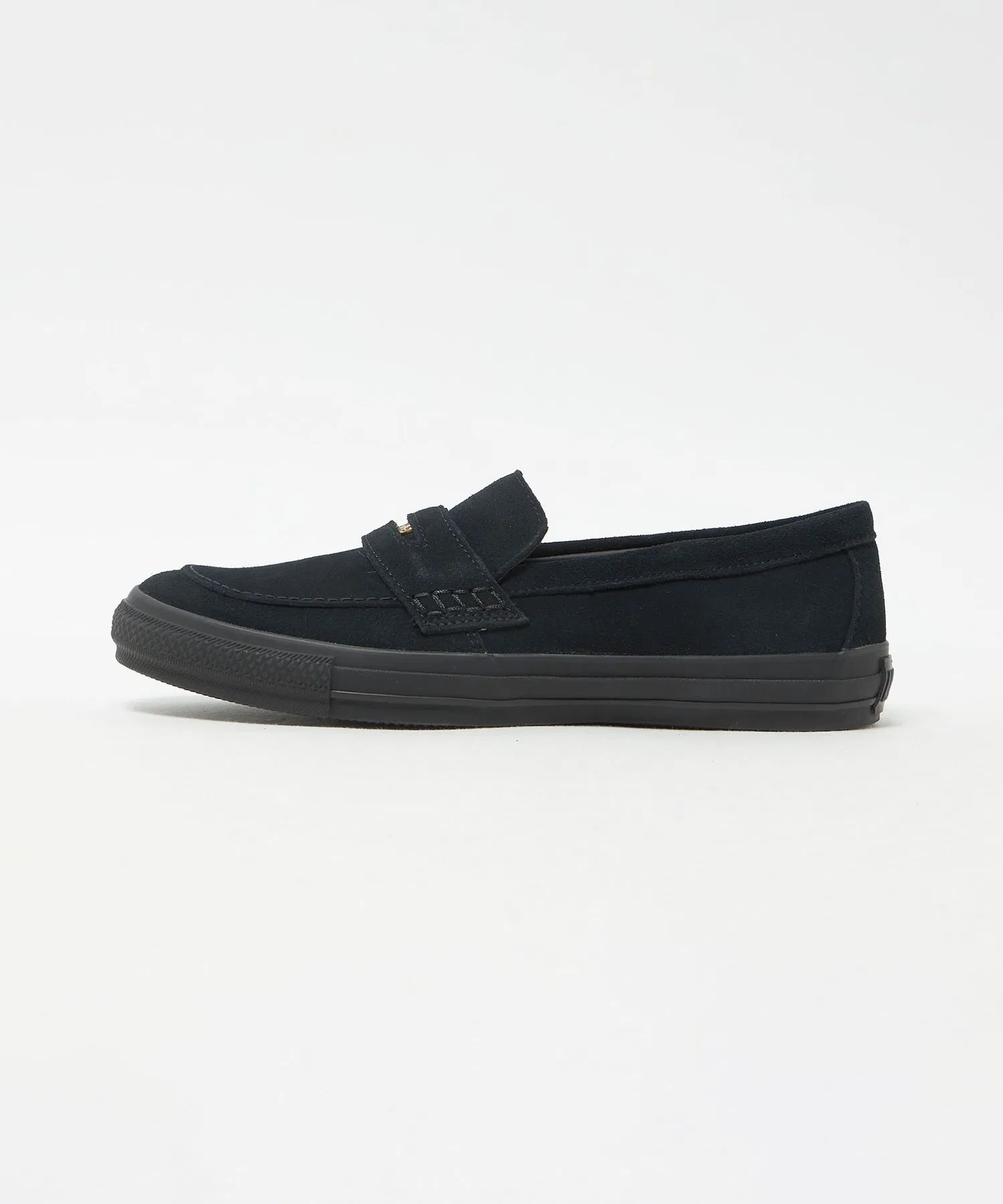 Мужские замшевые лоферы Converse All Star Coin чёрные