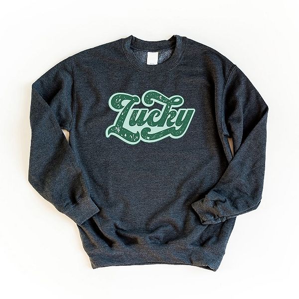 

Свитшот Lucky в ретро-стиле Simply Sage Market, Dark Heather, Зеленый, Свитшот Lucky в ретро-стиле Simply Sage Market, Dark Heather