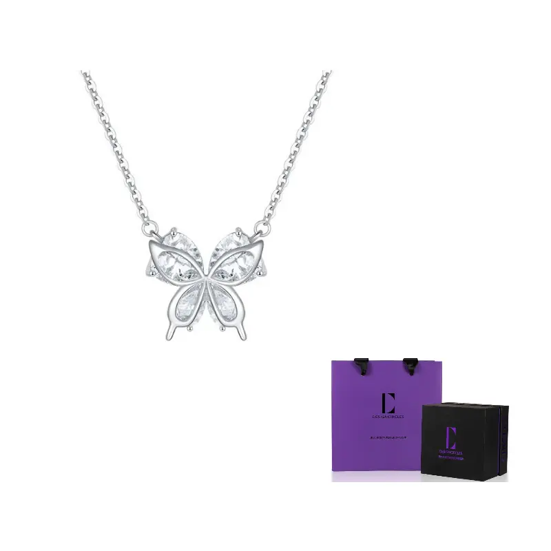 

Серебряное колье S925 для женщин DESIGN CIRCLES, Dreamy Butterfly