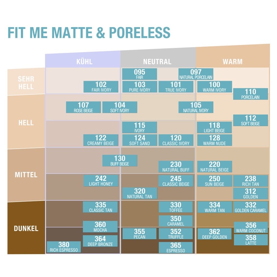 

Тональная основа Maybelline New York Fit Me! Matte + Poreless Foundation, Nr. 335 Classic Tan / 30 ml