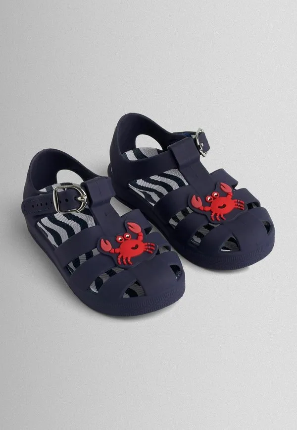 Шлепанцы для бассейна стандартного размера Jojo Maman Bébé, Crab Navy Blue — фото 2
