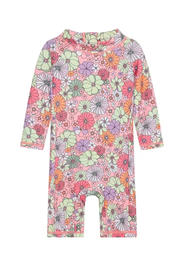 Детский комбинезон с длинными рукавами, с принтом по всей поверхности, Color Kids, Coral Blush