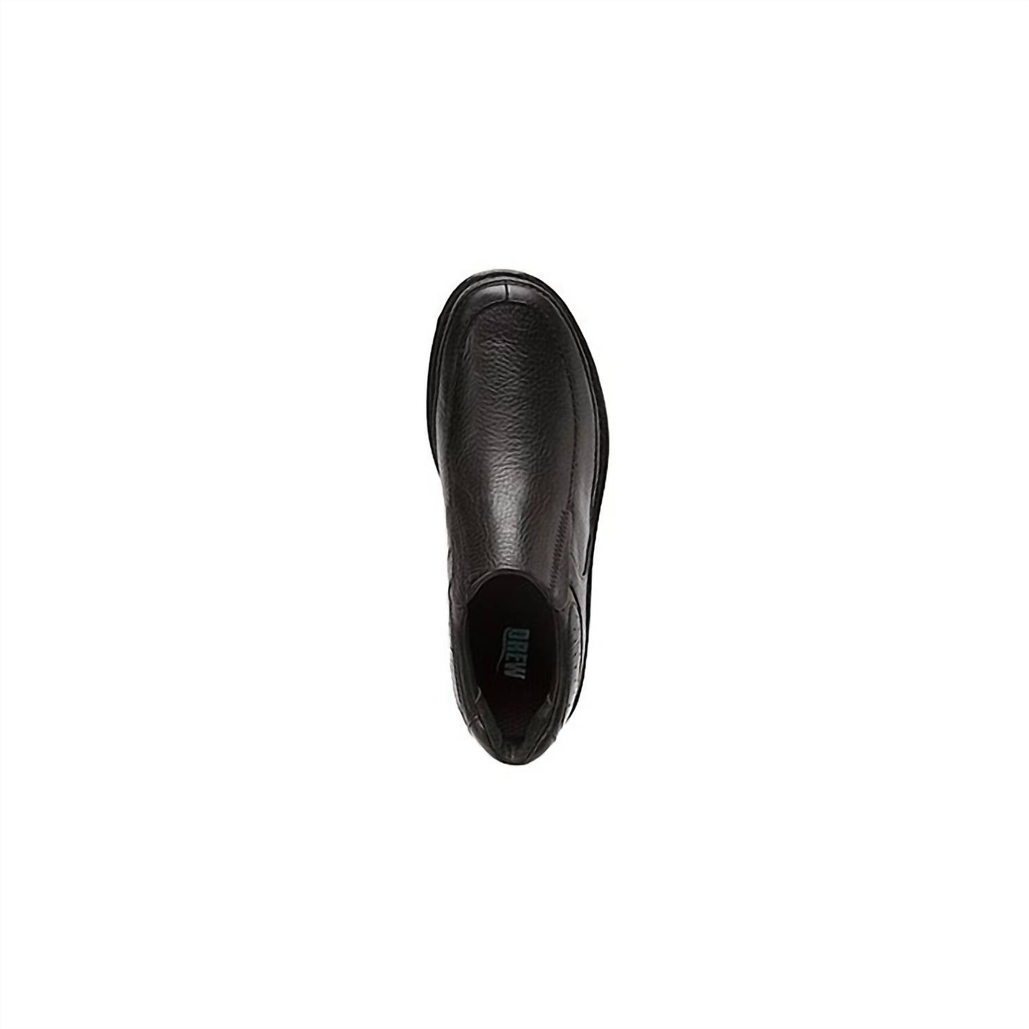 Мужские лоферы Bexley из черной телячьей кожи Drew Shoes — фото 3