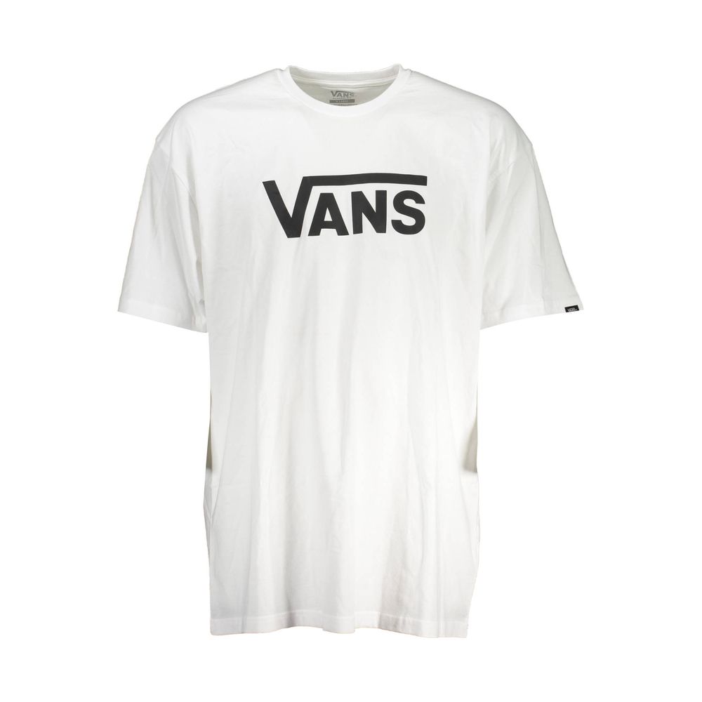 

Белая хлопковая футболка Vans