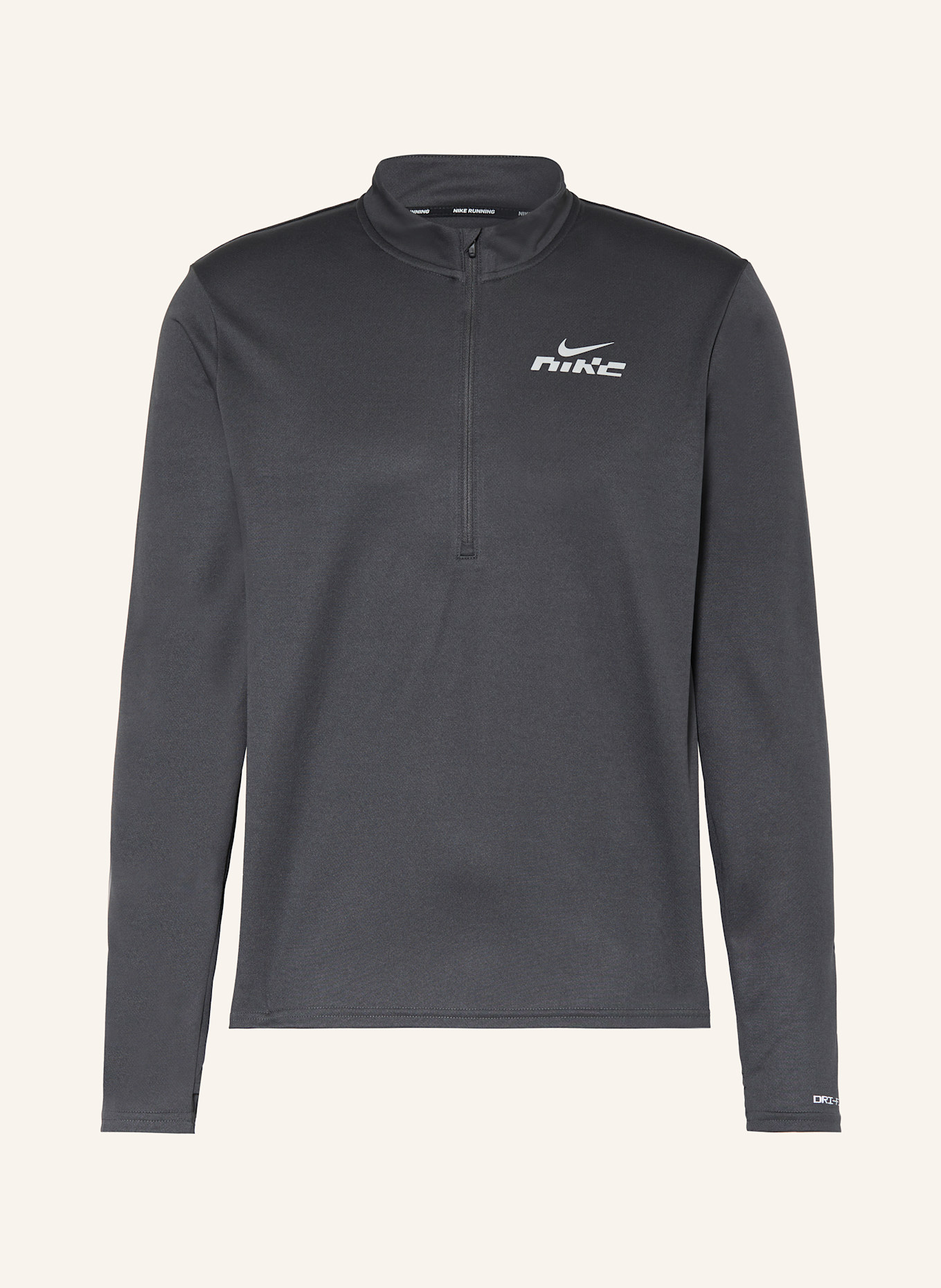 

Футболка для бега Pacer Flash Nike, серый