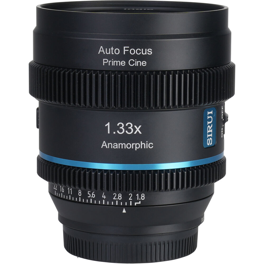 

Анаморфотный объектив Sirui 20mm T1.8 1.33x S35 AF (Sony E, синие блики)