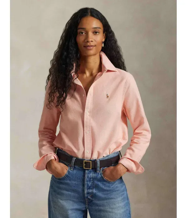Рубашка classic fit Polo Ralph Lauren, персиковый
