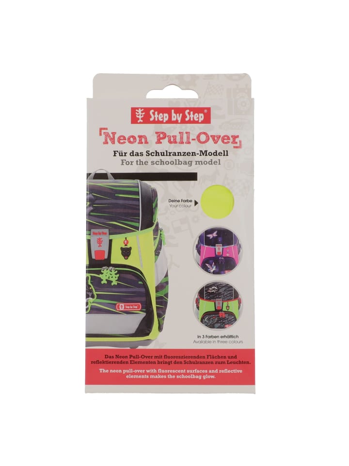 

Step by Step Неоновый пуловер 2-в-1 Plus, чехол для школьного рюкзака, 10 см, розовый