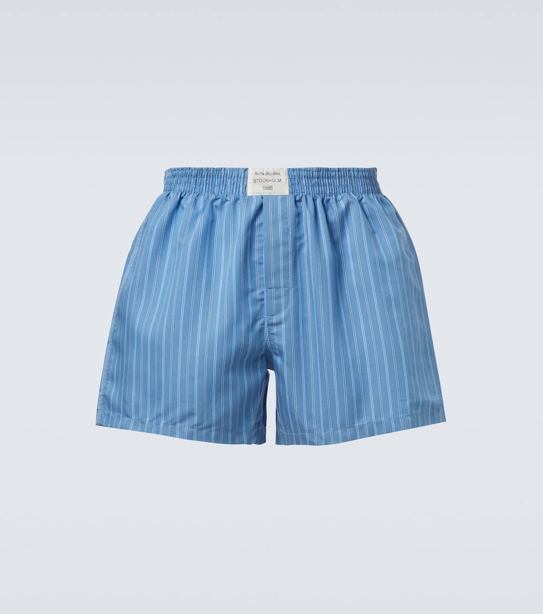 

Полосатые шорты Acne Studios, Blue Multi