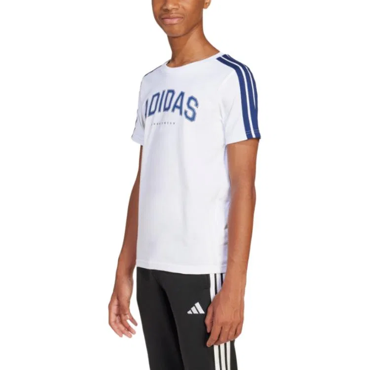 Детская футболка с круглым вырезом Adidas, White — фото 3