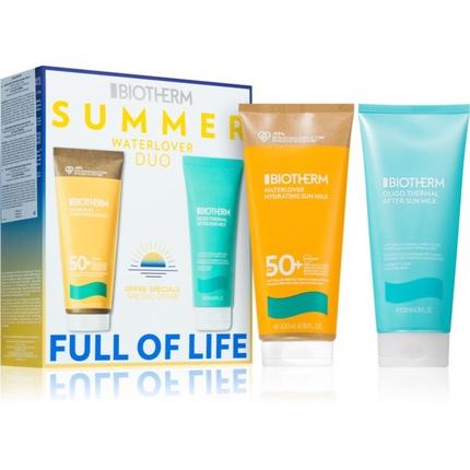 

Summer Набор солнцезащитных средств Biotherm Hidrsun Milk Spf 50 - 200 мл и 400 мл